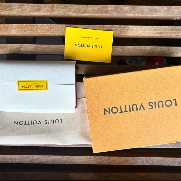 Red Monogram wallet-NIB! - Picture 9 of 9